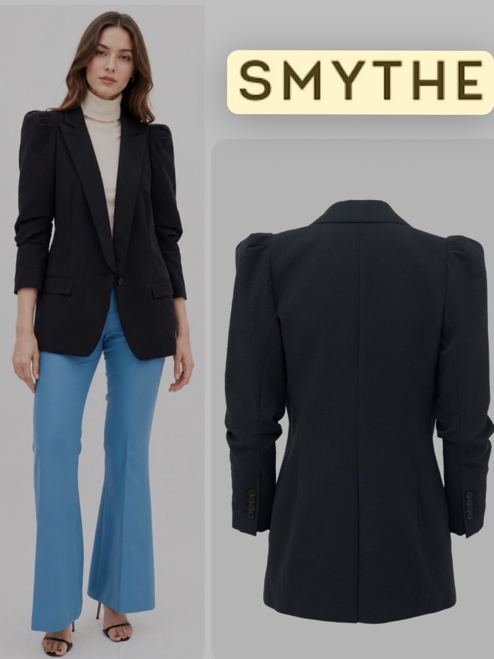 Smythe Black Tailored Blazer